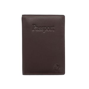 Mala Leather Origin Passfodral Brunt Skinn RFID